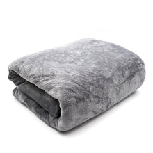 Load image into Gallery viewer, Light Thin  Mechanical Wash flannel Blanket Plaids super warm soft blankets throw on Sofa/Bed/ Travel patchwork solid Bedspread