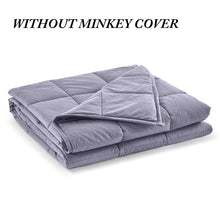 Load image into Gallery viewer, 6.8kg/9kg Weighted Blanket Adult Full Queen Size Cotton cover heavy blanket reduce Anxiety quilt for bed sofa winter comforter