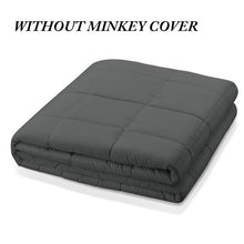 Load image into Gallery viewer, 6.8kg/9kg Weighted Blanket Adult Full Queen Size Cotton cover heavy blanket reduce Anxiety quilt for bed sofa winter comforter