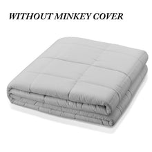 Load image into Gallery viewer, 6.8kg/9kg Weighted Blanket Adult Full Queen Size Cotton cover heavy blanket reduce Anxiety quilt for bed sofa winter comforter