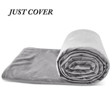 Load image into Gallery viewer, 6.8kg/9kg Weighted Blanket Adult Full Queen Size Cotton cover heavy blanket reduce Anxiety quilt for bed sofa winter comforter