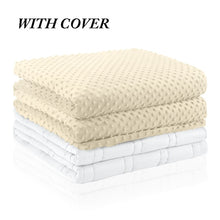 Load image into Gallery viewer, 6.8kg/9kg Weighted Blanket Adult Full Queen Size Cotton cover heavy blanket reduce Anxiety quilt for bed sofa winter comforter