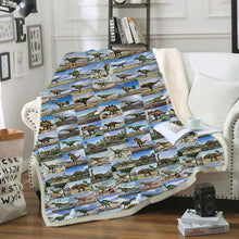 Load image into Gallery viewer, Bedding Outlet Dinosaur Fluffy Blanket Jurassic Soft Blanket Boys 3D Animal Sherpa Blanket Tyrannosaurus Bedding Cobertor 004