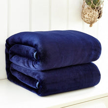 Load image into Gallery viewer, 50*70cm Small Super Soft Blanket Warm Solid Warm Micro Plush Fleece Blanket Throw Rug Sofa Bedding Home Office Use 23