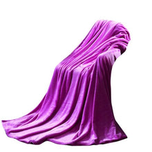 Load image into Gallery viewer, 50*70cm Small Super Soft Blanket Warm Solid Warm Micro Plush Fleece Blanket Throw Rug Sofa Bedding Home Office Use 23